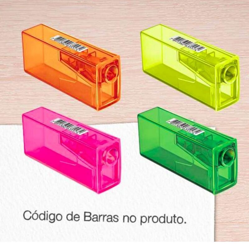 Apontador com Depósito Neon 25 Un - Faber-Castell - 4 Apontador com Depósito Neon 25 Un - Faber-Castell - 4