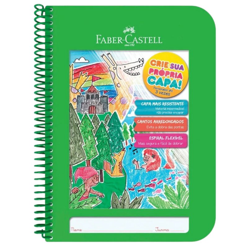 Caderno Criativo Capa Verde – Faber-Castell - 1