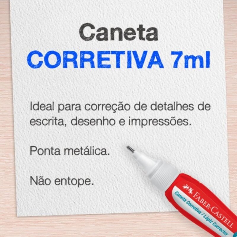 Caneta Corretiva 7ml 24 Un - Faber-Castell - 4