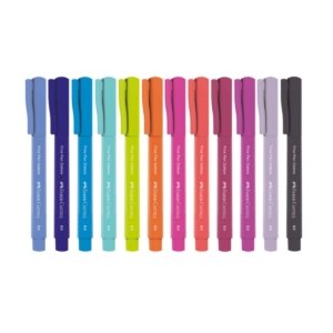 Caneta Fine Pen Colors 0.4mm 12 Cores – Faber-Castell - 2