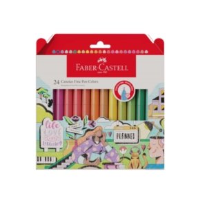 Caneta Fine Pen Colors 0.4mm 24 Cores – Faber-Castell - 1