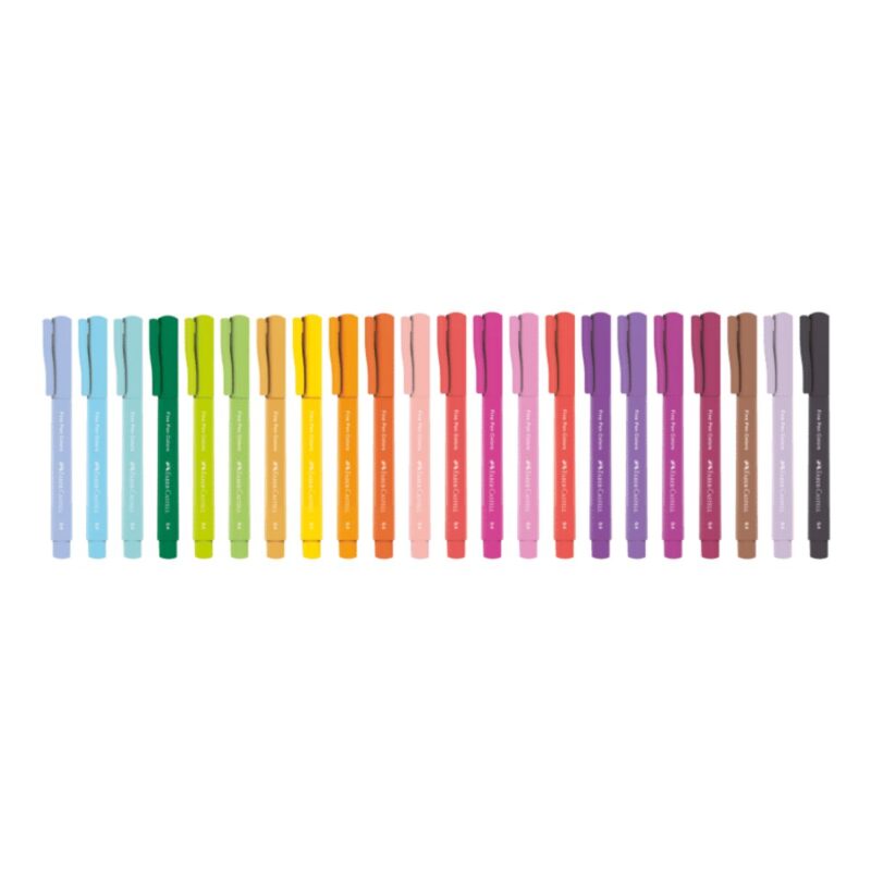 Caneta Fine Pen Colors 0.4mm 24 Cores – Faber-Castell - 3 Caneta Fine Pen Colors 0.4mm 24 Cores – Faber-Castell - 3