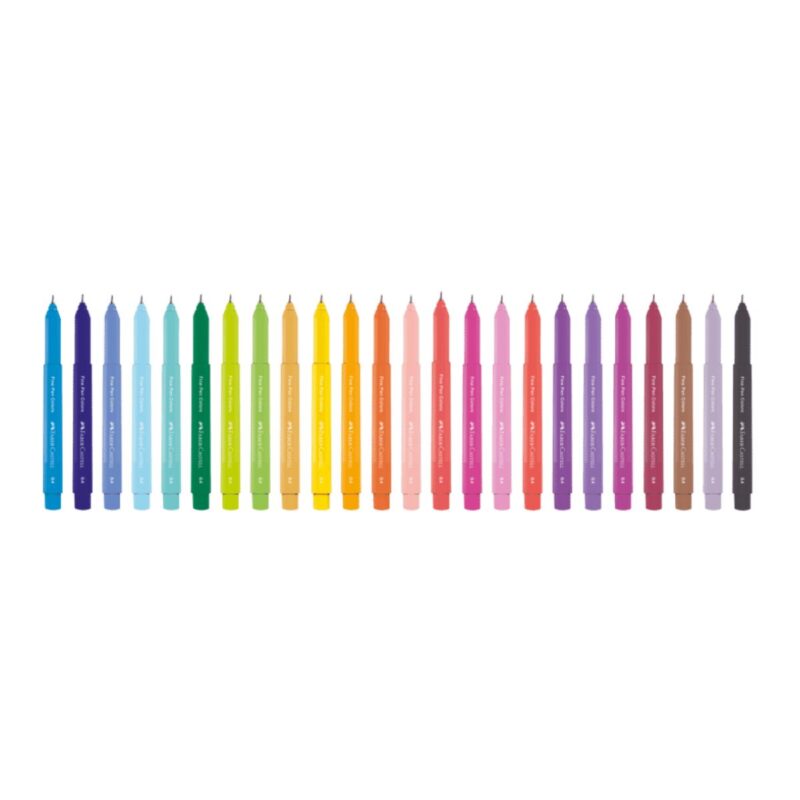 Caneta Fine Pen Colors 0.4mm 24 Cores – Faber-Castell - 4 Caneta Fine Pen Colors 0.4mm 24 Cores – Faber-Castell - 4