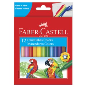 Canetinha Hidrográfica 12 Cores – Faber-Castell - 1