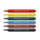 Canetinha Hidrográfica Jumbo Triangular 6 Cores – Faber-Castell - 2