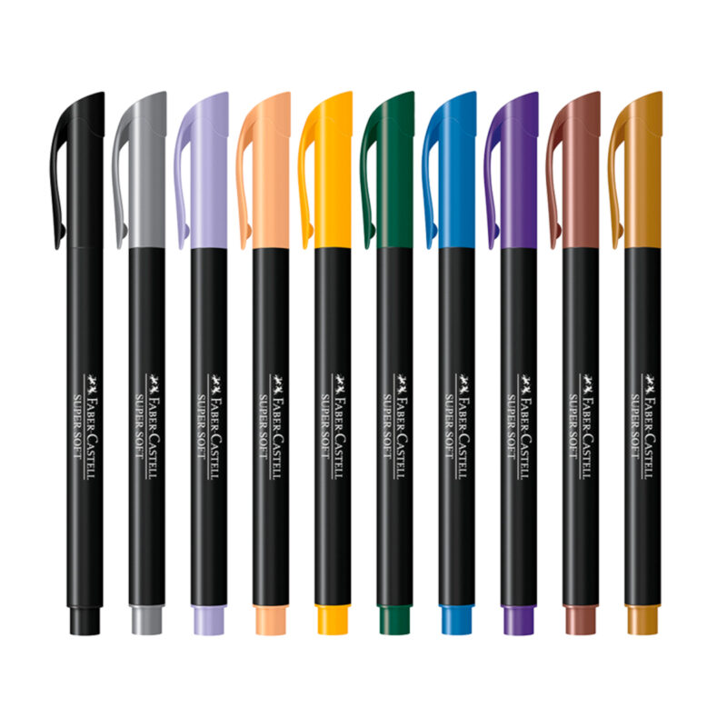 Canetinha Hidrográfica SuperSoft BrushPen 20 Cores – Faber-Castell - 4 Canetinha Hidrográfica SuperSoft BrushPen 20 Cores – Faber-Castell - 4