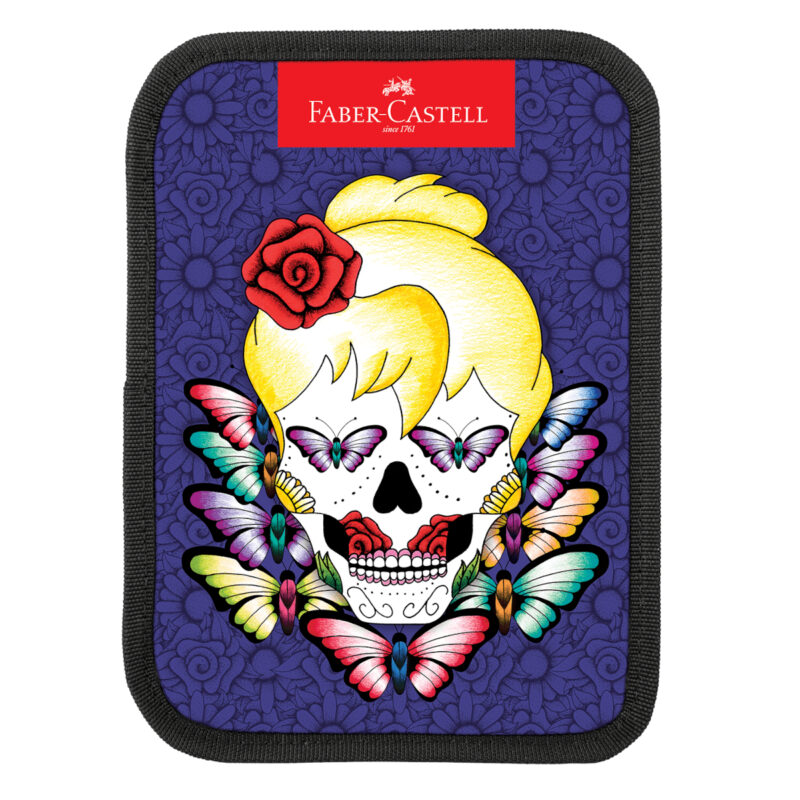 Estojo de Nylon 3D Feminino 24 Lápis de Cor + 3 Neon - Faber-Castell - 2 Estojo de Nylon 3D Feminino 24 Lápis de Cor + 3 Neon - Faber-Castell - 2