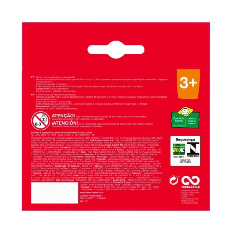 Giz de Cera Jumbo 12 Cores - Faber-Castell - 2 Giz de Cera Jumbo 12 Cores - Faber-Castell - 2