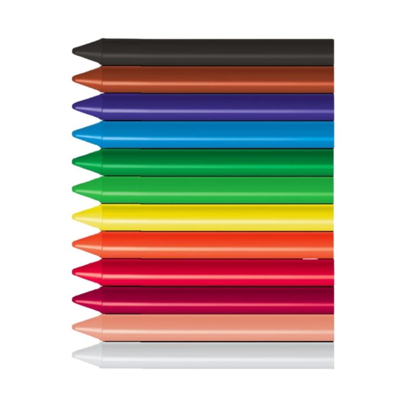 Giz de Cera Jumbo 12 Cores - Faber-Castell - 3 Giz de Cera Jumbo 12 Cores - Faber-Castell - 3