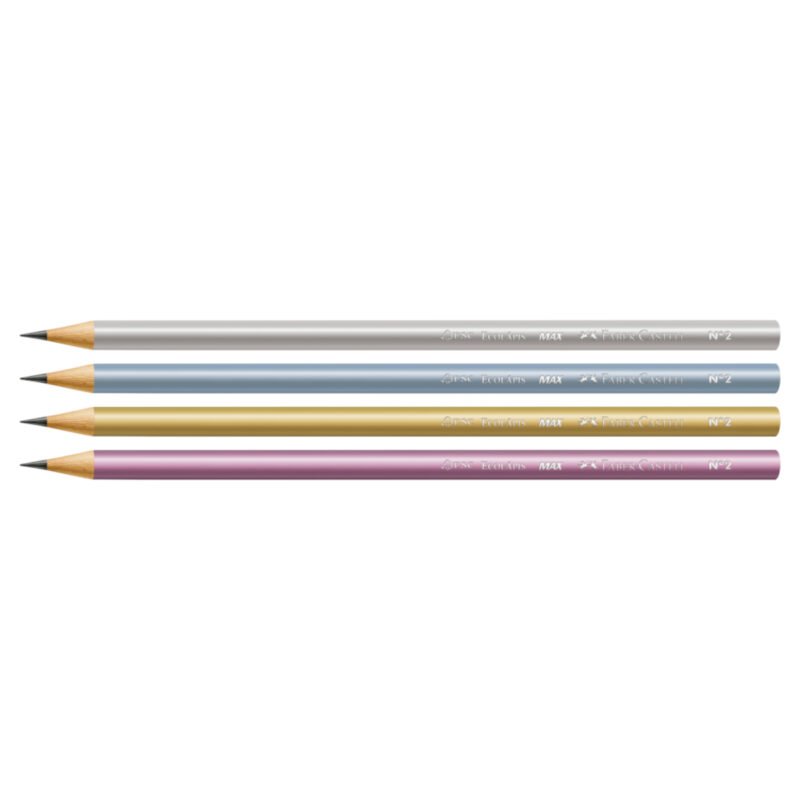 Lápis Grafite Eco Redondo Max Metallic Nº2 72 Un - Faber-Castell - 2