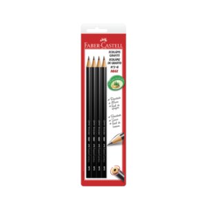 Lápis Grafite Eco Redondo Max Preto Nº2 4 Un – Faber-Castell - 1