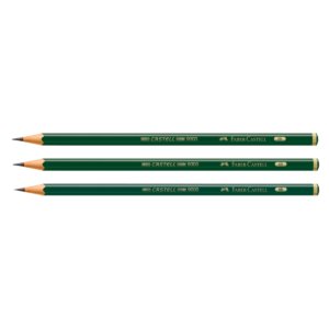 Lápis Grafite Eco Sextavado Castell 9000 2B 6B 8B – Faber-Castell - 1