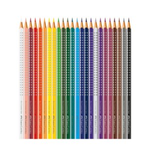 Lápis de Cor Eco Triangular Grip 24 Cores Estojo Metálico Exclusivo - Faber-Castell - 2
