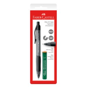 Lapiseira Poly 0.9mm + 24 Minas B - Faber-Castell - 2
