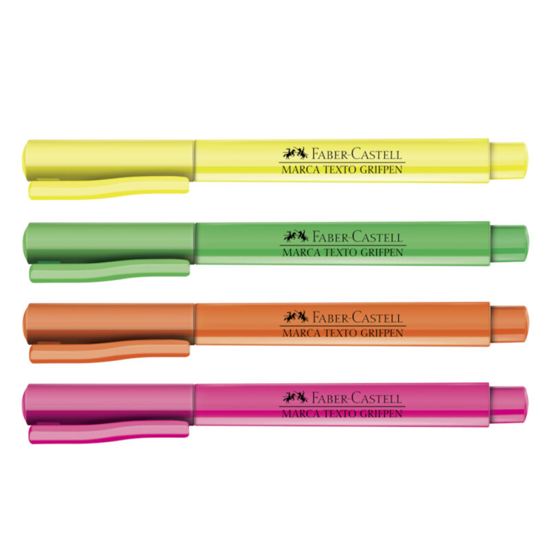 Marca Texto Grifpen 4 Cores – Faber-Castell - 2 Marca Texto Grifpen 4 Cores – Faber-Castell - 2