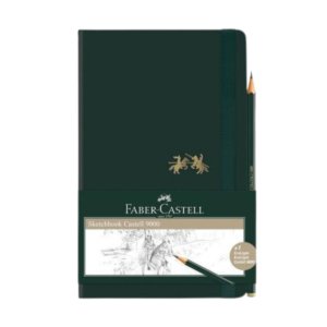 Sketchbook Castell 9000 Médio + Lápis Castell 9000 2B - Faber-Castell - 1
